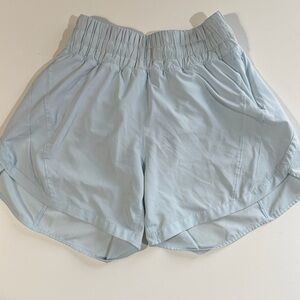 Lululemon Light Blue Women's Athletic Shorts